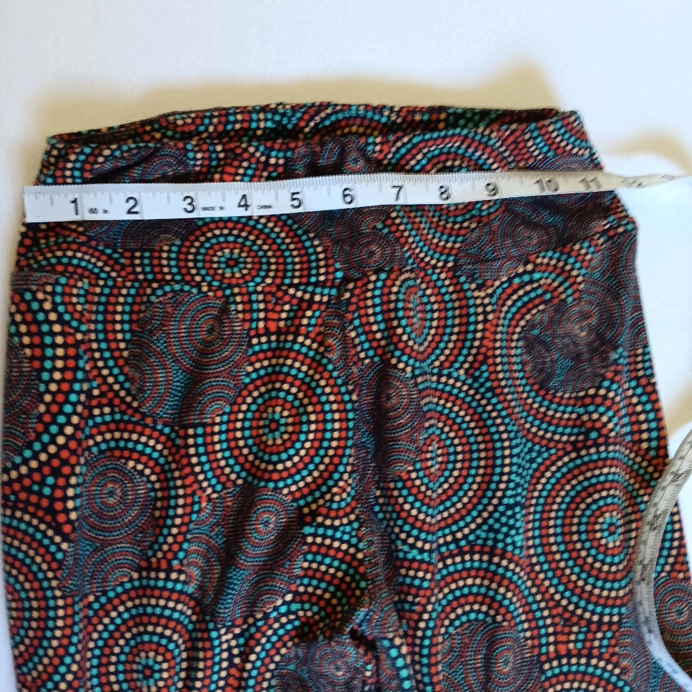 LuLaRoe Multicolor Dot Pattern Leggings Sz OS - Picture 4 of 7